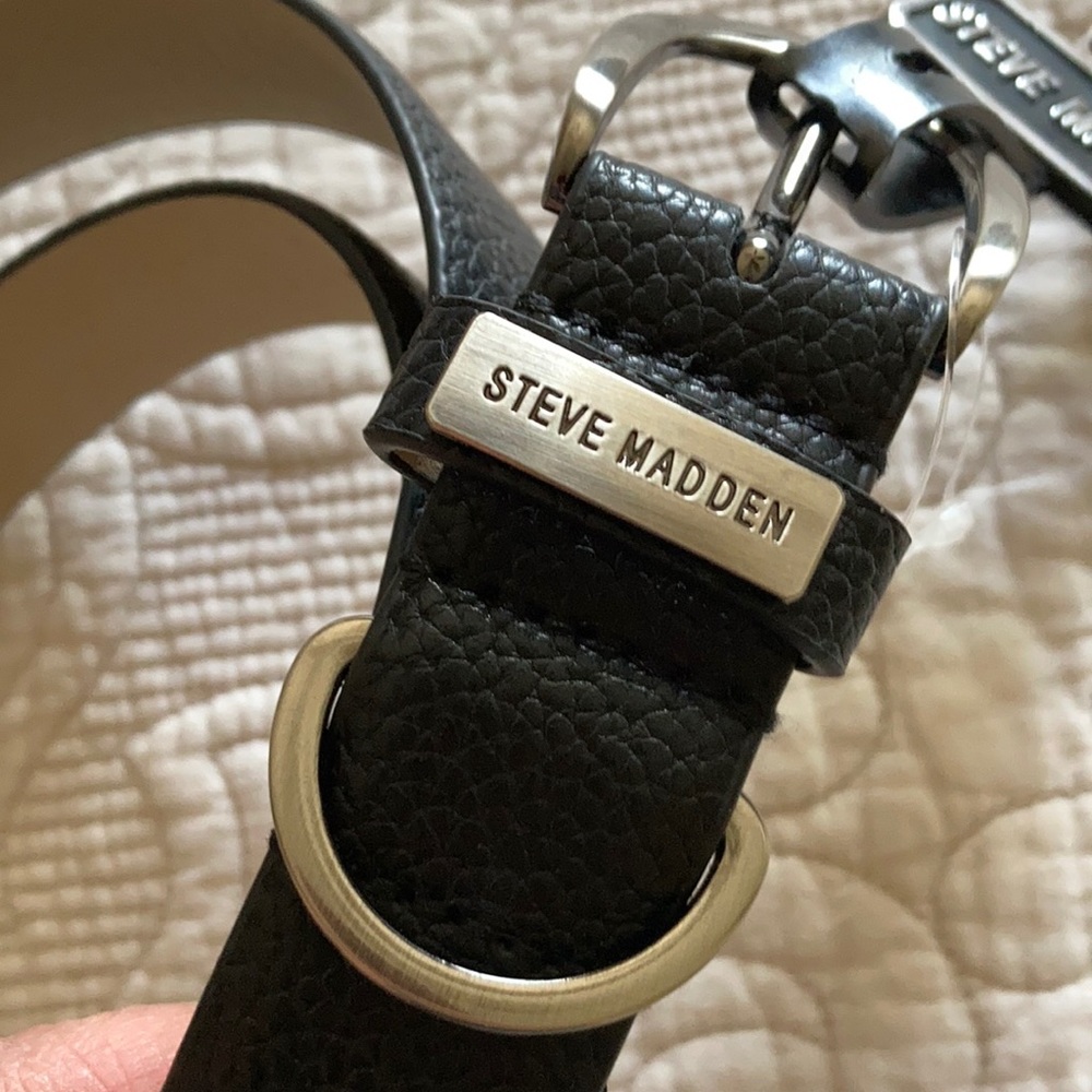 Steve Madden black belt Ladies plus size
